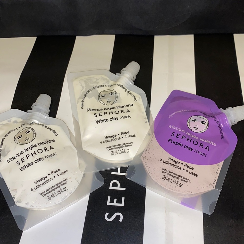 Sephora: Face mask trio (2 soothing&remineralizing, 1 moisturizing+ smoothing)